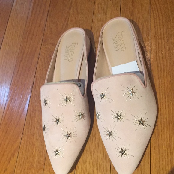 Franco Sarto Shoes - Franco Sarto suede Pink Mules